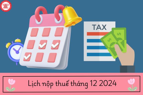 Lịch Âm tháng 12 2024? Lịch nộp thuế tháng 12 2024 như thế nào?