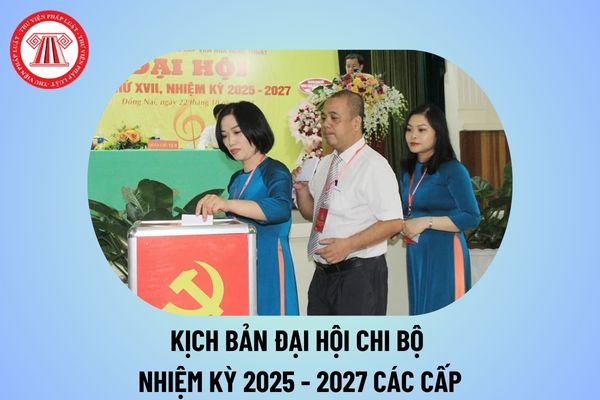 Kịch bản Đại hội Chi bộ nhiệm kỳ 2025 2027 các cấp? Quy trình tổ chức đại hội Đảng bộ các cấp thế nào?