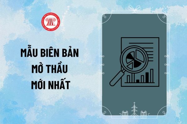 Mẫu Biên bản mở thầu mới nhất 2025 theo Thông tư 23/2024/TT-BKHĐT áp dụng phương thức một giai đoạn một túi hồ sơ ra sao?