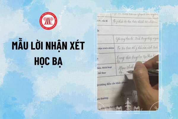 Mẫu lời nhận xét học bạ theo Thông tư 27? Cách ghi học bạ tiểu học chi tiết theo Thông tư 27 năm học 2024-2025?