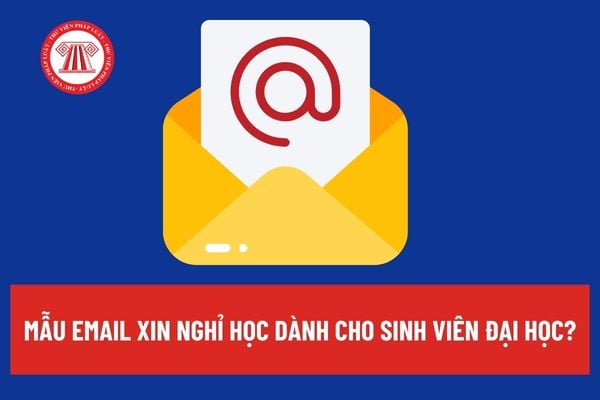 Mẫu Email xin nghỉ học dành cho sinh viên đại học? Hướng dẫn cách viết email xin nghỉ học cho sinh viên? 