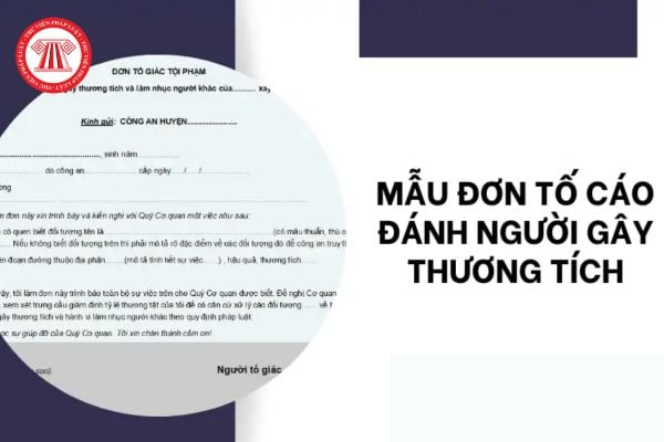 Nội dung phải có trong đơn tố cáo hành vi đánh người gây thương tích? Xử lý ban đầu thông tin tố cáo thế nào?