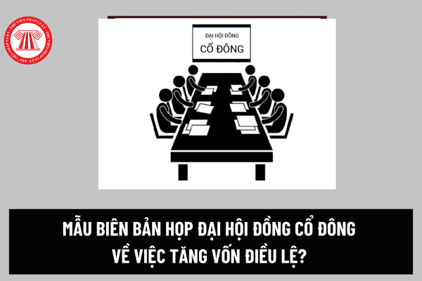 Mẫu Biên bản họp đại hội đồng cổ đông về việc tăng vốn điều lệ file word mới nhất? Vốn điều lệ trong công ty cổ phần là gì? 