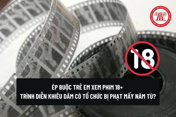 Ép buộc trẻ em xem phim 18+ trình diễn khiêu dâm có tổ chức bị phạt mấy năm tù? Xác định tuổi người bị hại là trẻ em được thực hiện thế nào?