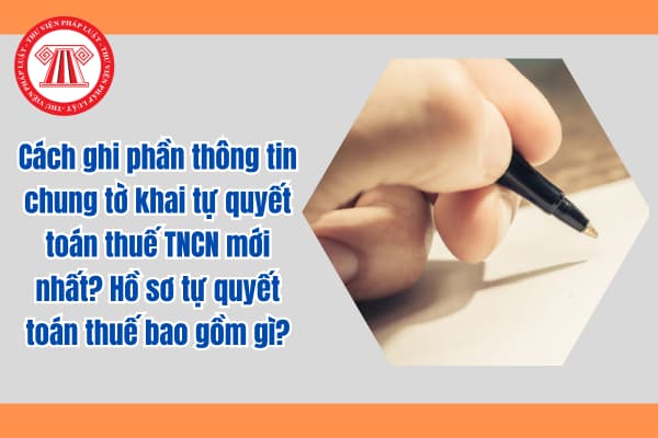 Cách ghi phần thông tin chung tờ khai tự quyết toán thuế TNCN mới nhất? Hồ sơ tự quyết toán thuế bao gồm gì?