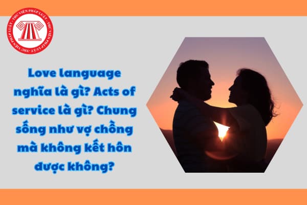 Love language nghĩa là gì? Acts of service là gì? Chung sống như vợ chồng mà không kết hôn được không?