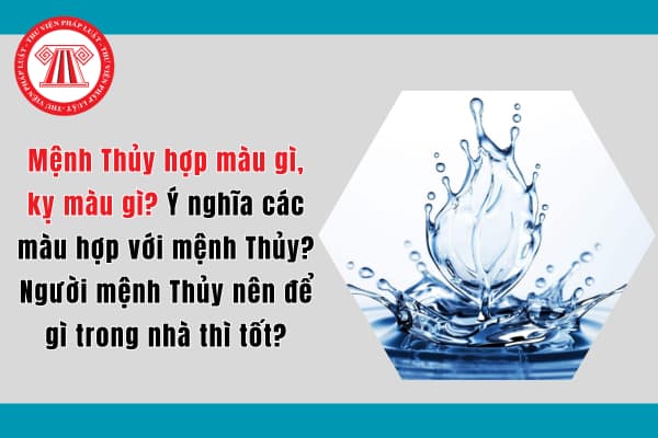 Mệnh Thủy hợp màu gì, kỵ màu gì? Ý nghĩa các màu hợp với mệnh Thủy? Người mệnh Thủy nên để gì trong nhà thì tốt?