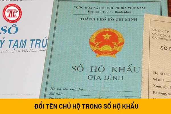 Đổi tên chủ hộ khẩu