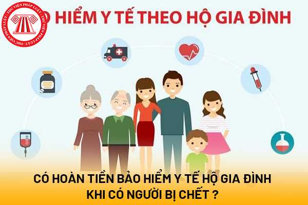 Tham gia bảo hiểm y tế (BHYT) theo hộ gia đình có được hoàn trả lại tiền bảo hiểm y tế khi bị chết không?