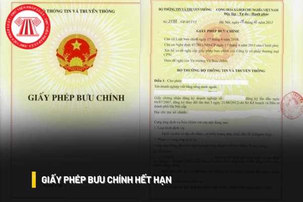 Giấy phép bưu chính hết hạn