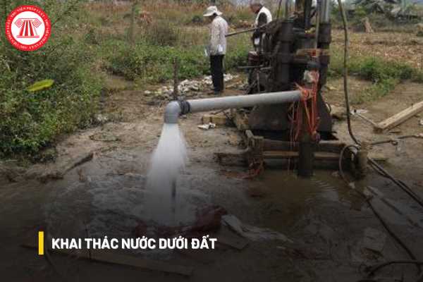 Khai thác nước dưới đất