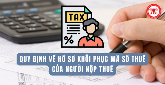 Quy định về hồ sơ khôi phục mã số thuế của người nộp thuế
