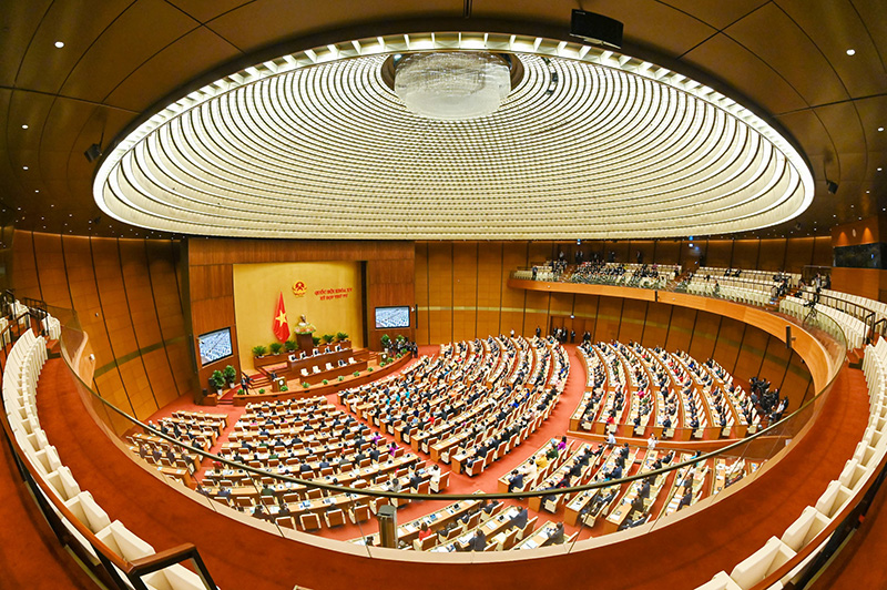 Ngày 20/5/2024, Kỳ họp thứ 7, Quốc hội khóa XV sẽ khai mạc trọng thể tại Nhà Quốc hội, Thủ đô Hà Nội. (ảnh minh họa)