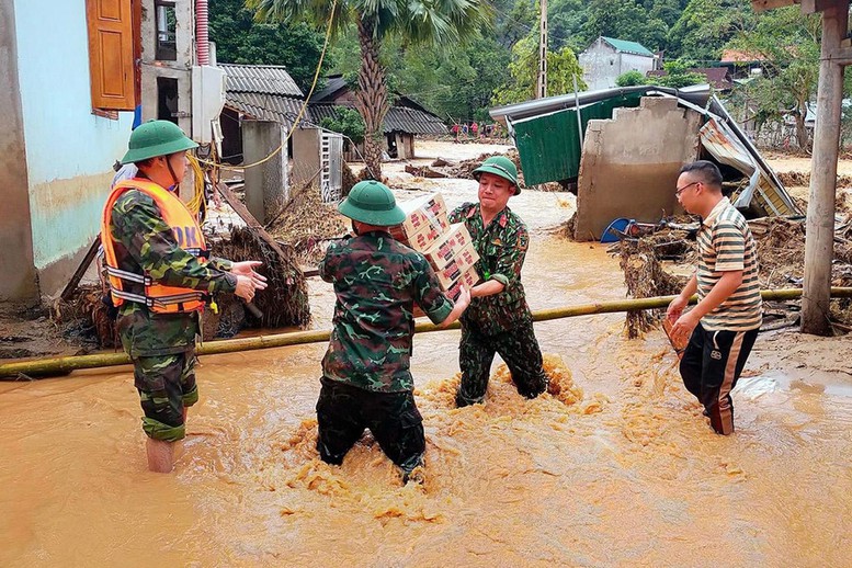 Mức hỗ trợ lương thực, nhu yếu phẩm thiết yếu do ảnh hưởng bão Yagi