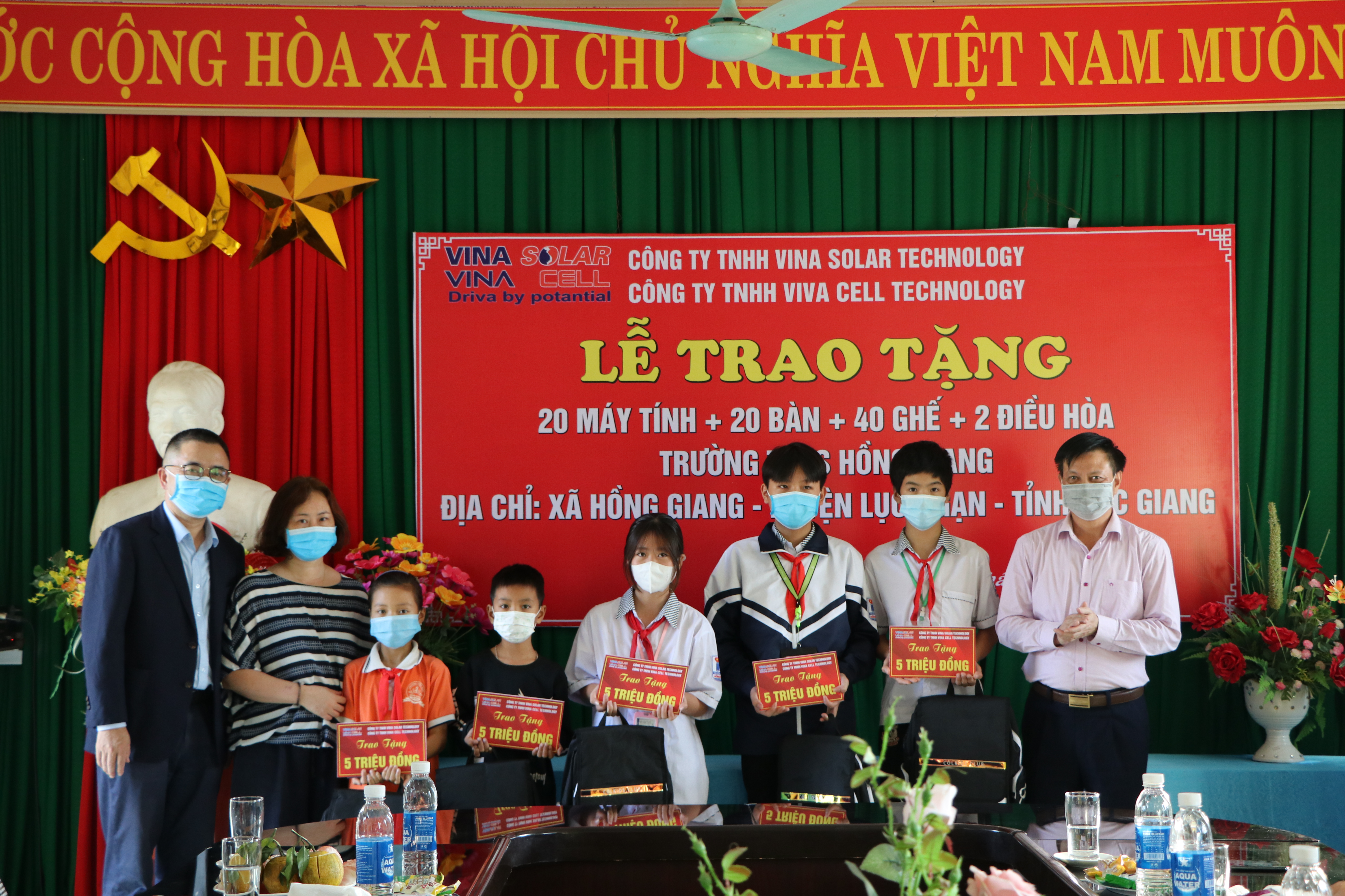 Mẫu biên bản tiếp nhận tài trợ cho trường học mới nhất