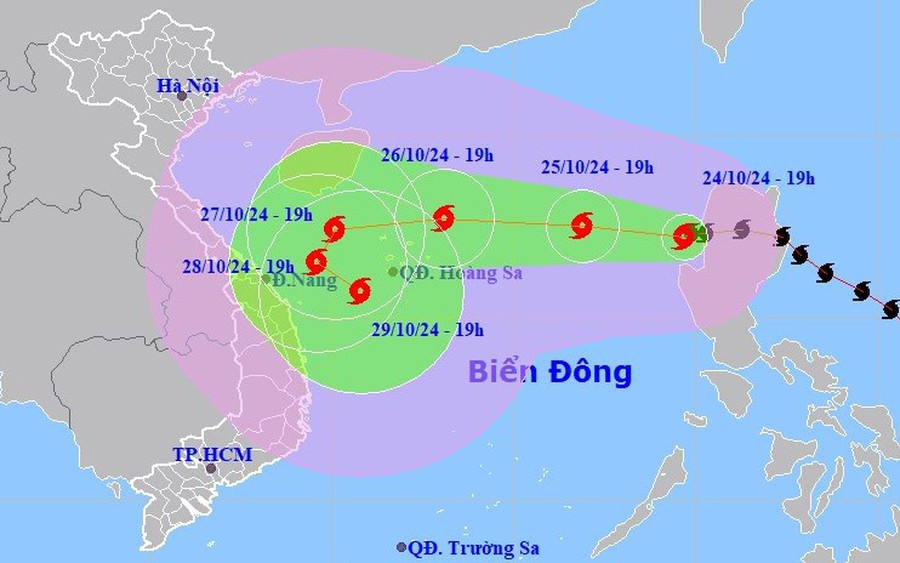 Tỉnh thành nào cho học sinh nghỉ học tránh bão Trà Mi? (Dự kiến)