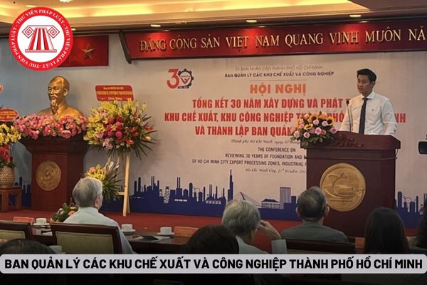 Ban Quản lý các Khu chế xuất và công nghiệp Thành phố Hồ Chí Minh