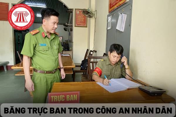 Băng trực ban trong Công an nhân dân