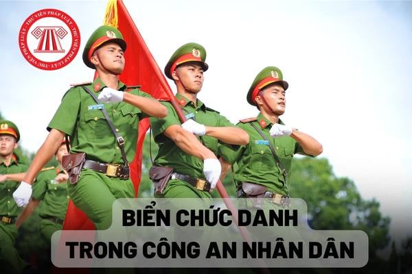 Biển chức danh trong Công an nhân dân