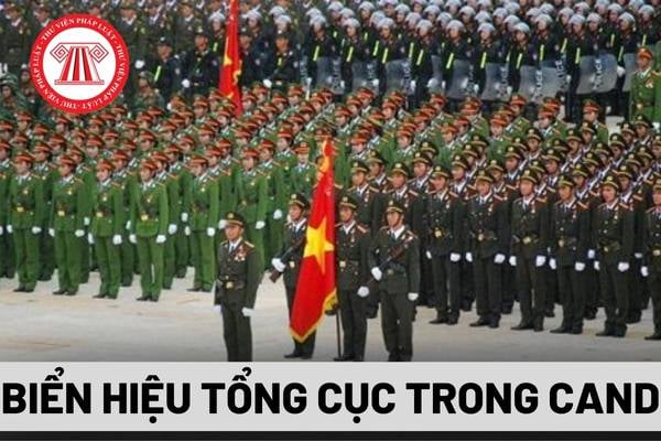 Biển hiệu Tổng cục trong Công an nhân dân