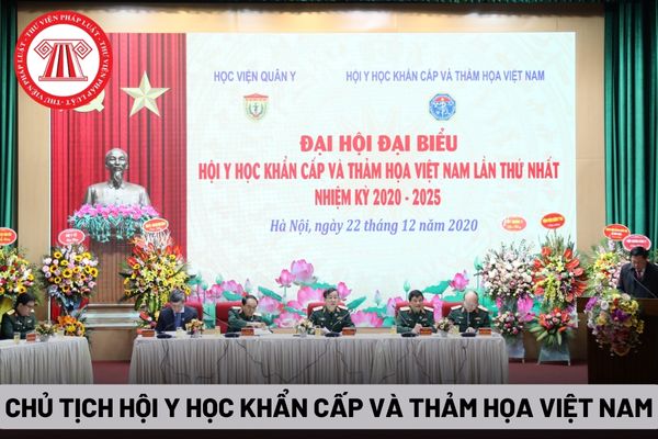 Chủ tịch Hội Y học khẩn cấp và thảm họa Việt Nam