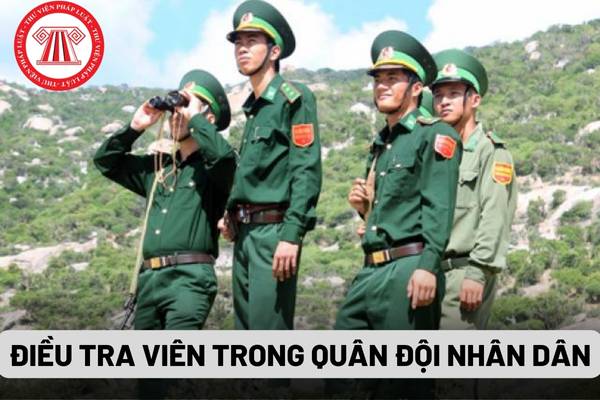 Điều tra viên trong Quân đội nhân dân