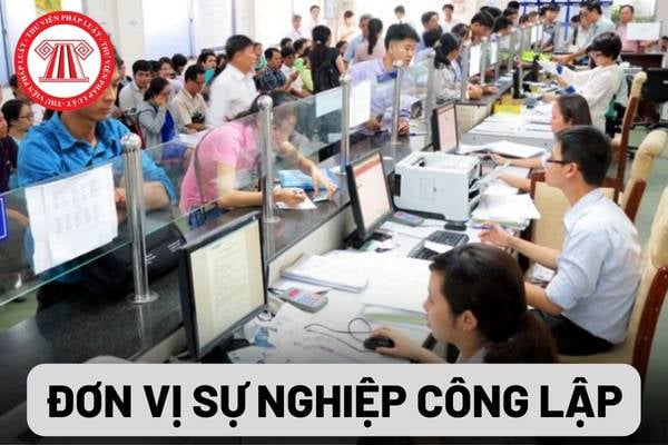 Đơn vị sự nghiệp công lập