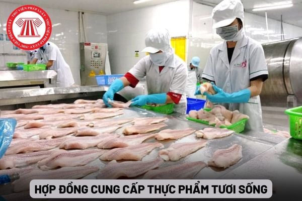 Hợp đồng cung cấp thực phẩm tươi sống