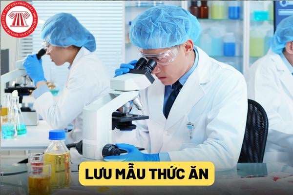 Lưu mẫu thức ăn