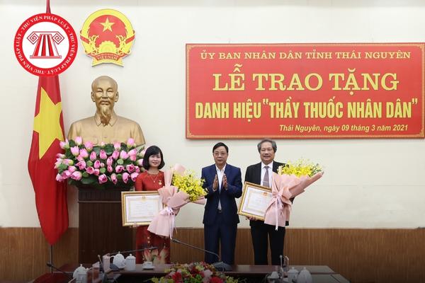 Danh hiệu vinh dự nhà nước Thầy thuốc Nhân dân