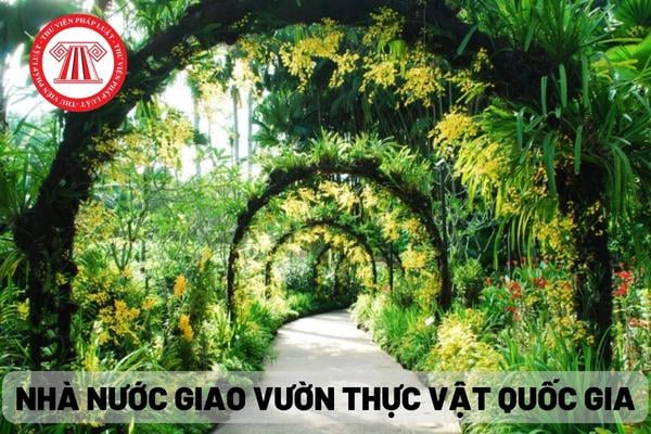 Nhà nước giao vườn thực vật quốc gia