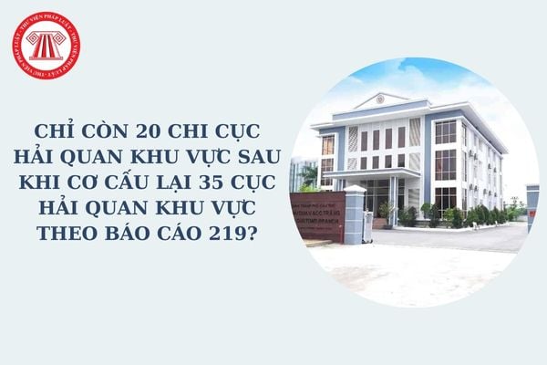 Chỉ còn 20 Chi cục Hải quan khu vực sau khi cơ cấu lại 35 Cục Hải quan khu vực theo Báo cáo 219?