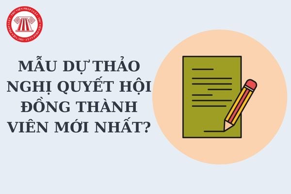 Mẫu dự thảo Nghị quyết Hội đồng thành viên mới nhất? Tải về Dự thảo Nghị quyết Hội đồng thành viên?