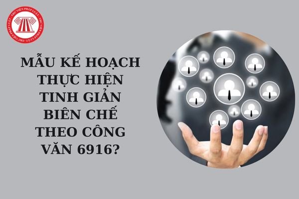 Mẫu kế hoạch thực hiện tinh giản biên chế giảm số lượng người làm việc hưởng lương từ NSNN theo Công văn 6916?