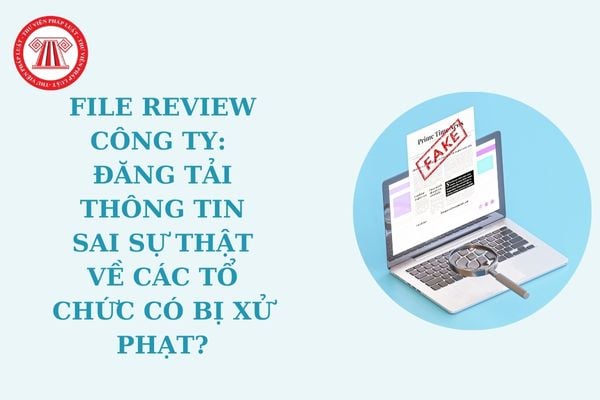 File review công ty: Đăng tải những thông tin sai sự thật về các tổ chức trên mạng xã hội có bị xử phạt không?