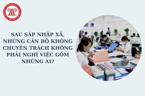 Sau sáp nhập xã, những cán bộ không chuyên trách không phải nghỉ việc gồm những ai theo Nghị quyết 35 về sáp nhập xã?