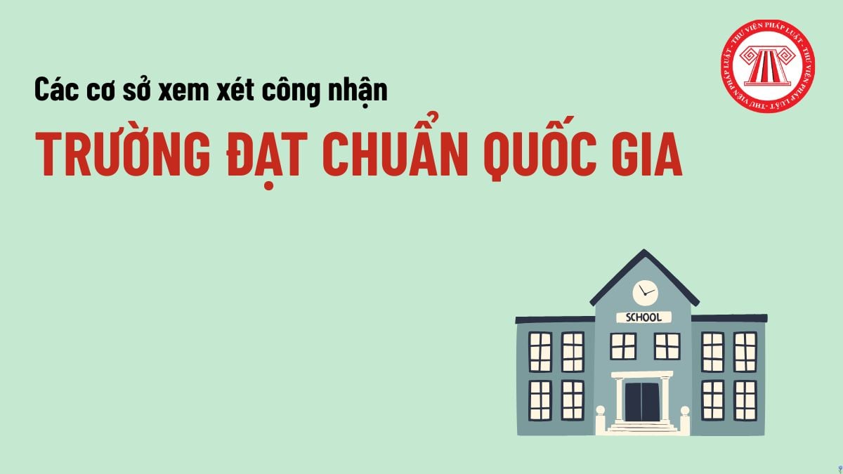 Các cơ sở xem xét công nhận trường đạt chuẩn quốc gia là những cơ sở nào theo Thông tư 57/2026/TT-BGDĐT?