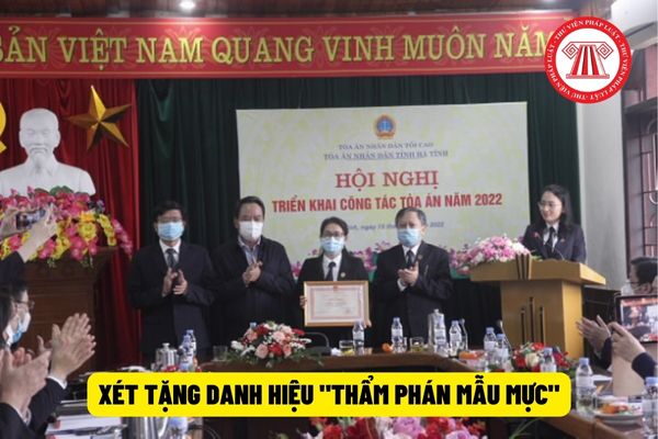 Danh hiệu Thẩm phán mẫu mực