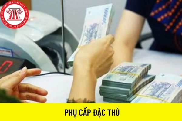 phụ cấp đặc thù