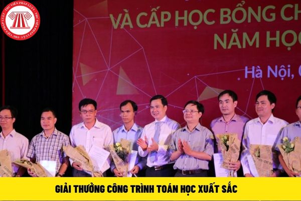 Giải thưởng công trình Toán học xuất sắc