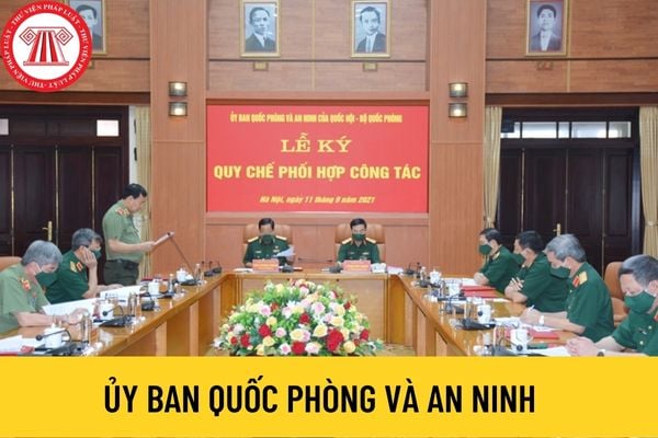 ỦY BAN QUỐC PHÒNG VÀ AN NINH