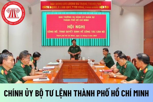 Chính ủy Bộ Tư lệnh Thành phố Hồ Chí Minh