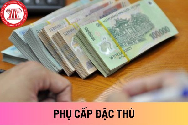 phụ cấp đặc thù