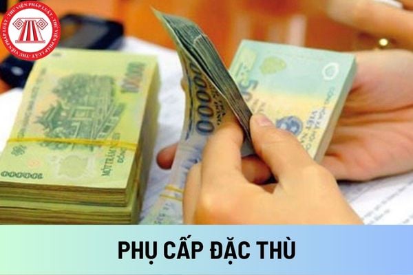 phụ cấp đặc thù