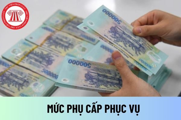 Mức phụ cấp phục vụ áp dụng đối với Phó Chủ nhiệm Ủy ban Kiểm tra Trung ương hiện nay là bao nhiêu