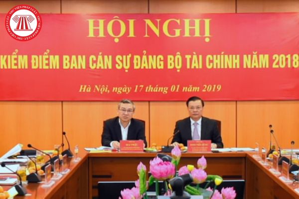 Ban cán sự đảng Bộ Tài chính