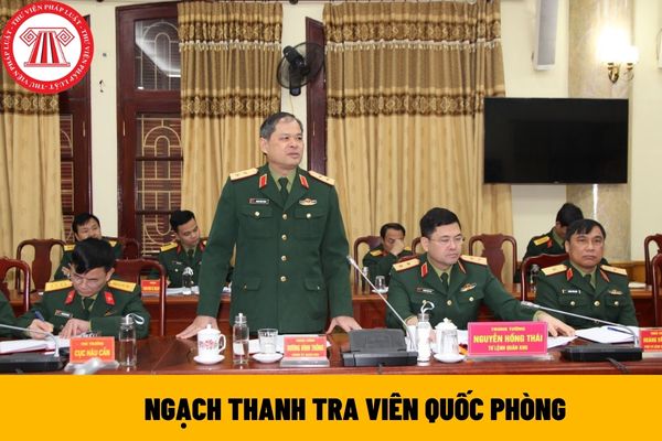 thanh tra viên chính quốc phòng