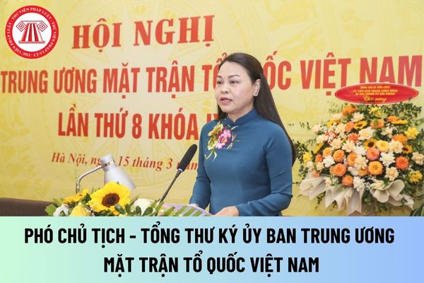 Phó Chủ tịch - Tổng Thư ký Ủy ban Trung ương Mặt trận Tổ quốc Việt Nam 2023