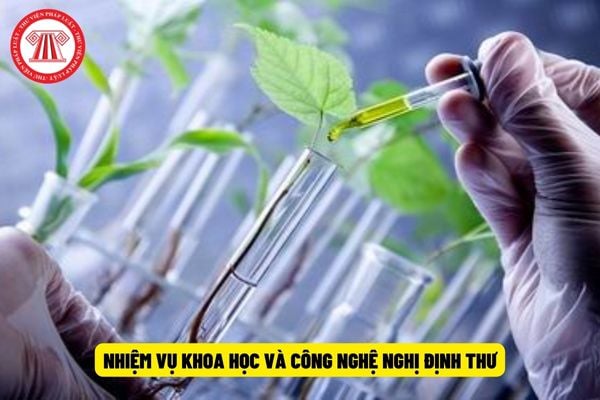 Nhiệm vụ khoa học và công nghệ Nghị định thư