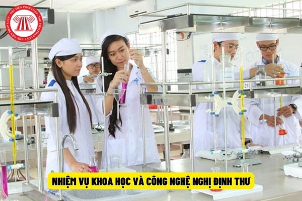 nhiệm vụ khoa học và công nghệ